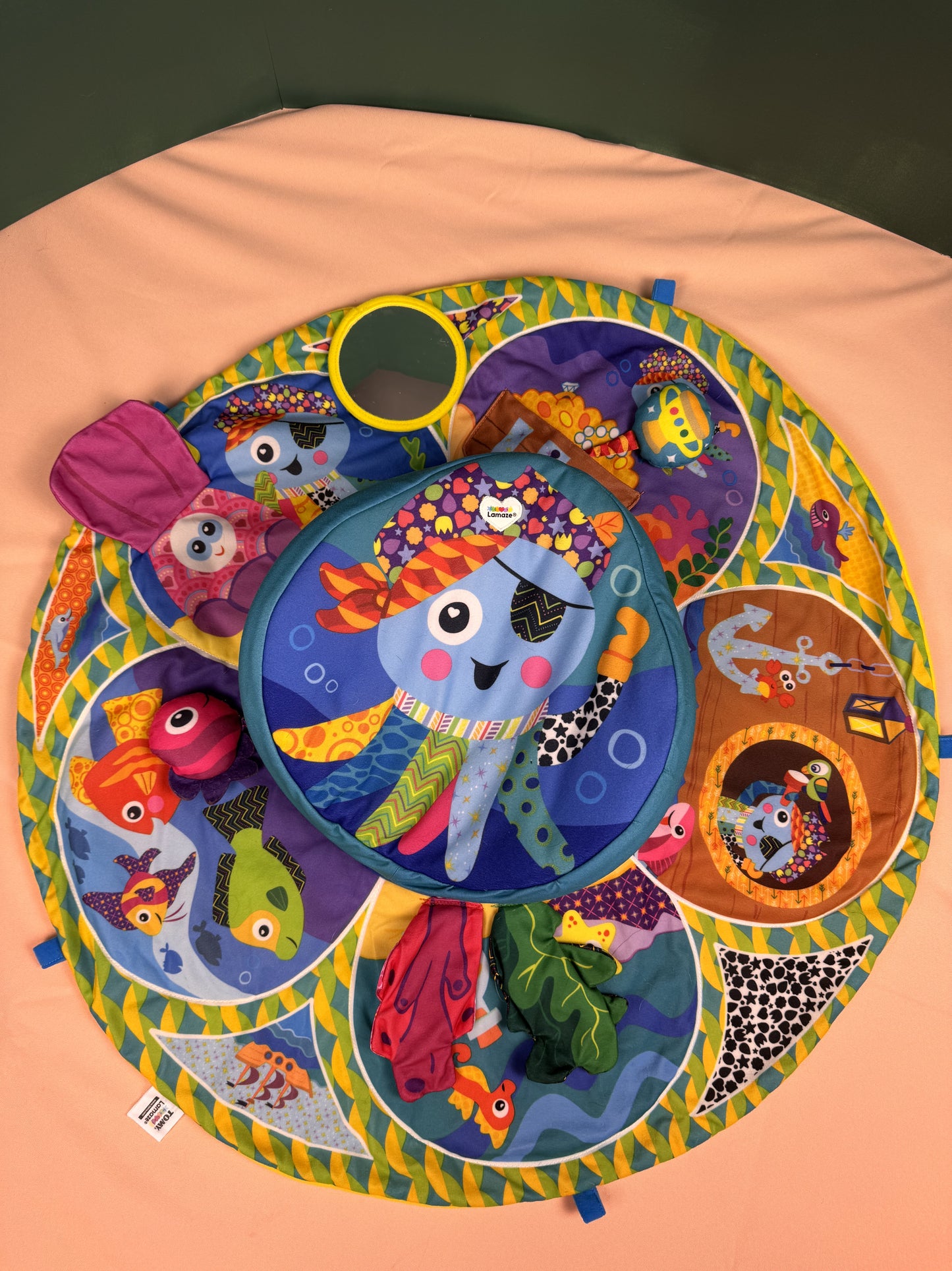 Lamaze Pirate Adventure Activity Play Mat with Sit-Me-Up Support Seat ā SKU #934