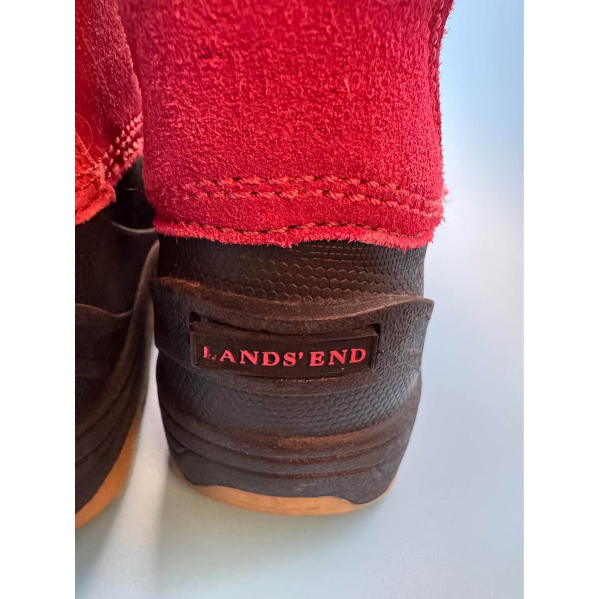 Lands' End Red Winter Boots #130