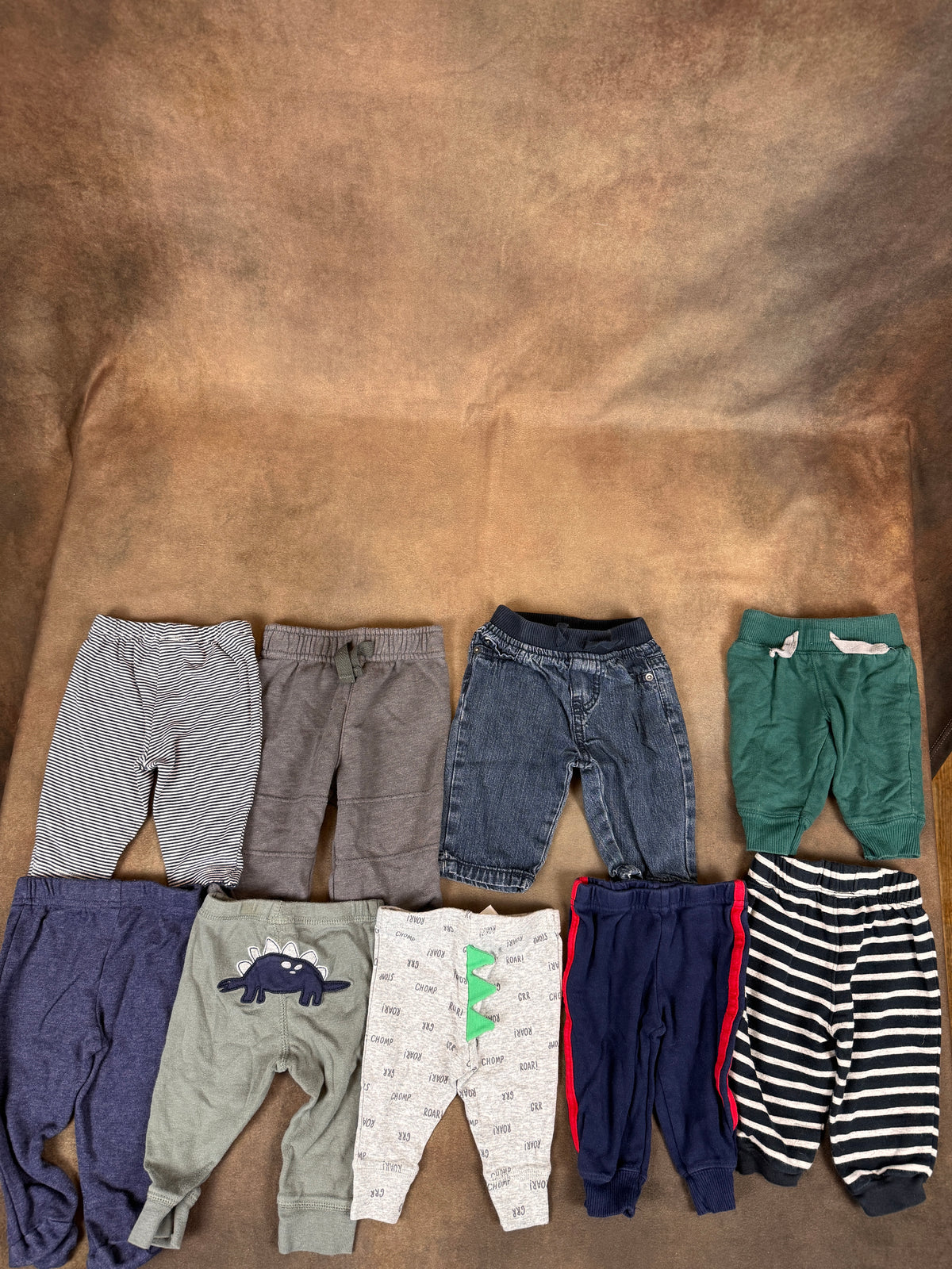 Baby Boy 0–3M Fall/Winter Clothing Lot Carter’s Gerber Sleepers Pants #1136