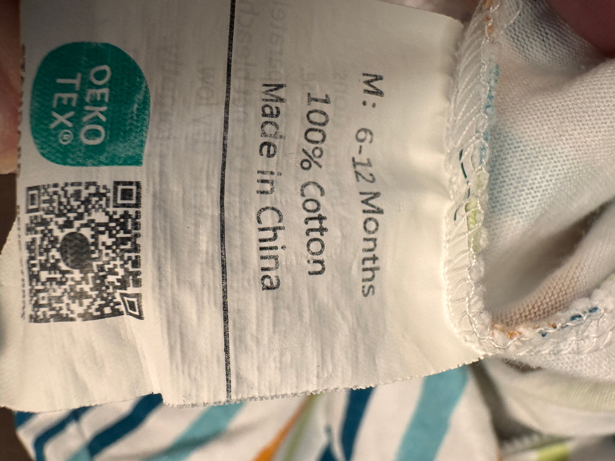 5-Pack Baby Boys Cotton Sleep Sacks 6-12M Dinosaur Prints 2-Way Zip #1052