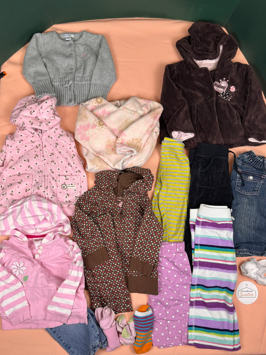 Baby Girl 18 Months Fall Winter Clothes Lot #478
