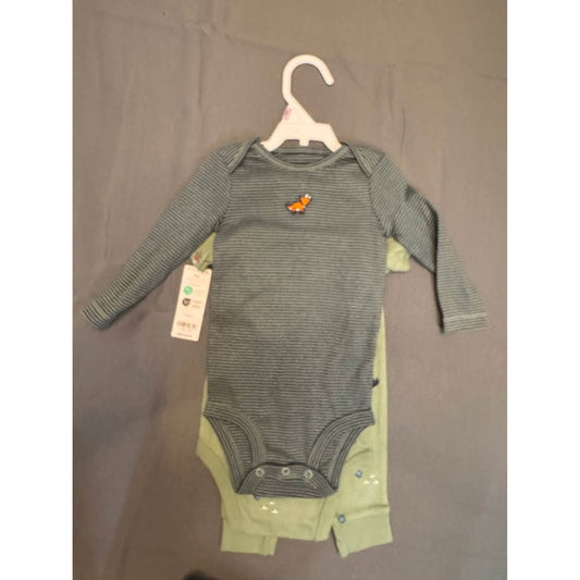 #412 New With Tags Old Navy Baby 9M Dinosaur Outfit Set – 3 Piece Bodysuit & Pants Set