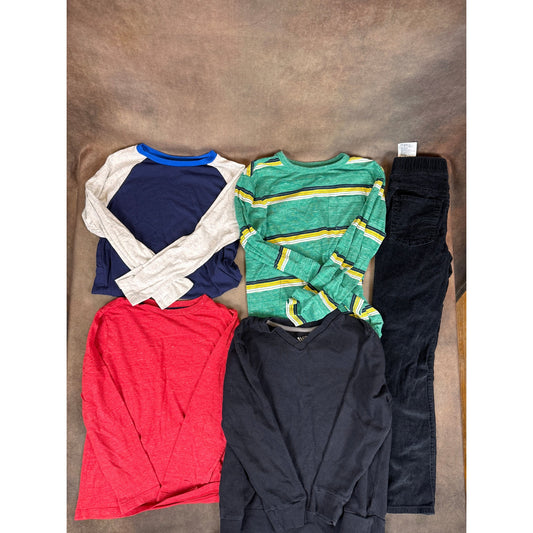 Boys Size 8 Fall Winter Clothing Lot Old Navy Cat & Jack Levi’s 5 Pieces #1149