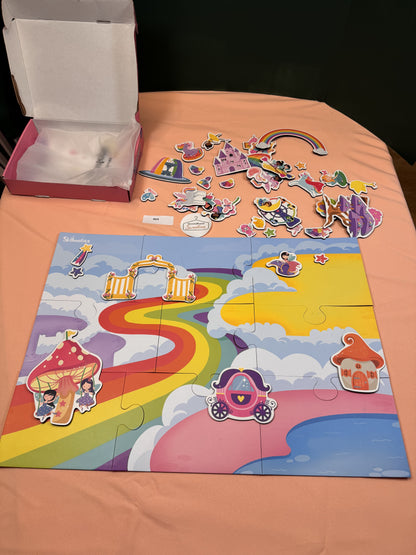 Skillmatics Magnetopia Princess & Unicorn Land Magnetic Play Set 40+ Pieces Ages 3-7 #828