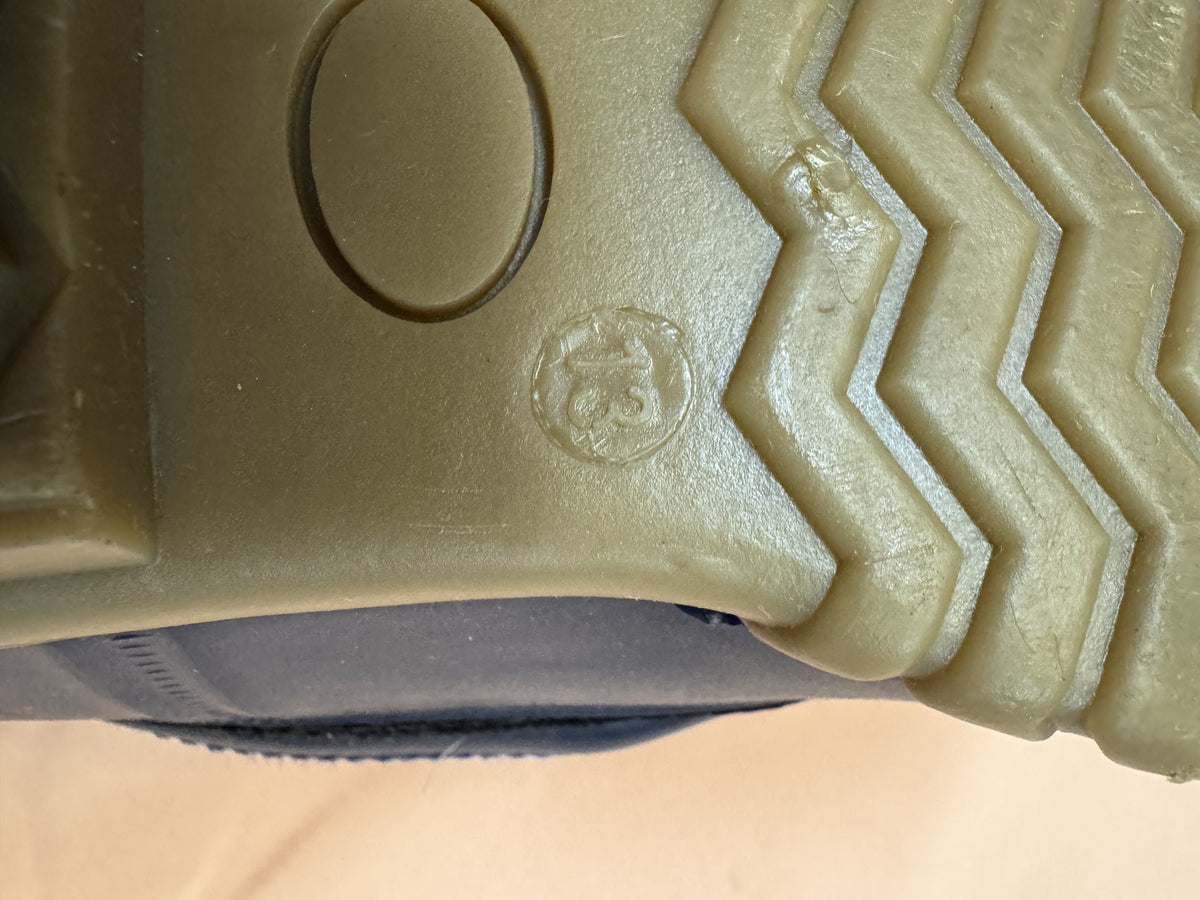 Toddler Navy Star Print Insulated Duck Boots Sherpa Lined EU 23 US 7 #843