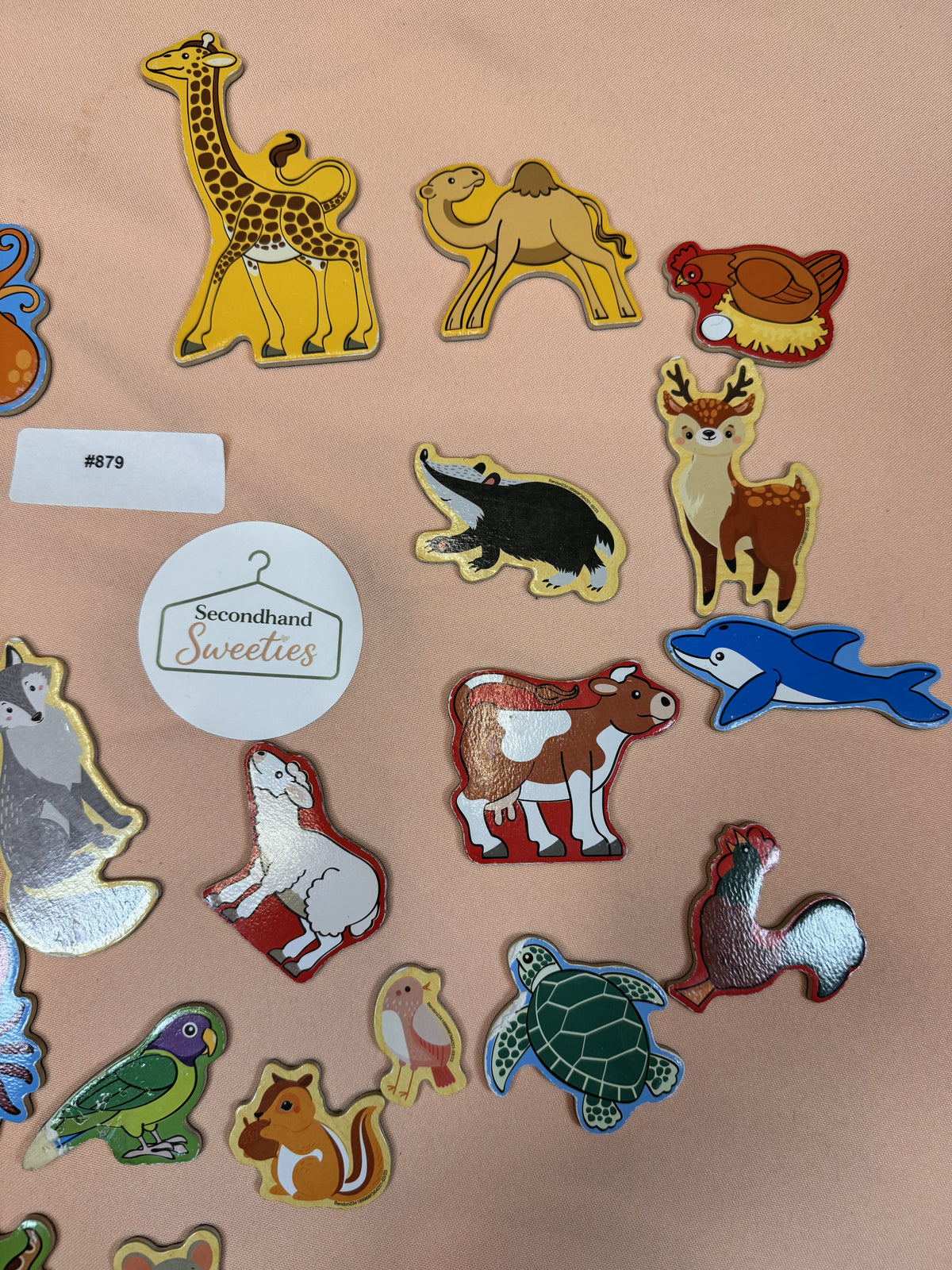 Wooden Animal Magnets Set – 26 Pieces Educational Learning Toy #879