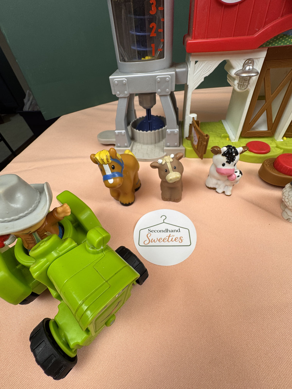 Fisher-Price Little People Farm Playset with Barn, Tractor, Animals & Figures #910