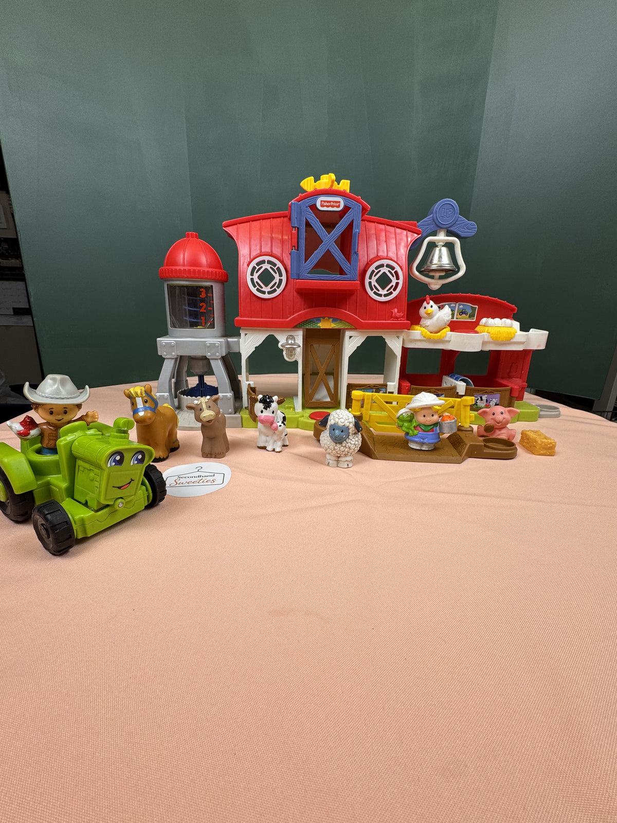 Fisher-Price Little People Farm Playset with Barn, Tractor, Animals & Figures #910