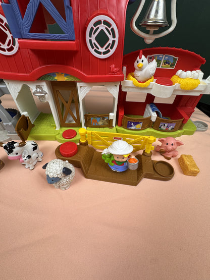 Fisher-Price Little People Farm Playset with Barn, Tractor, Animals & Figures #910
