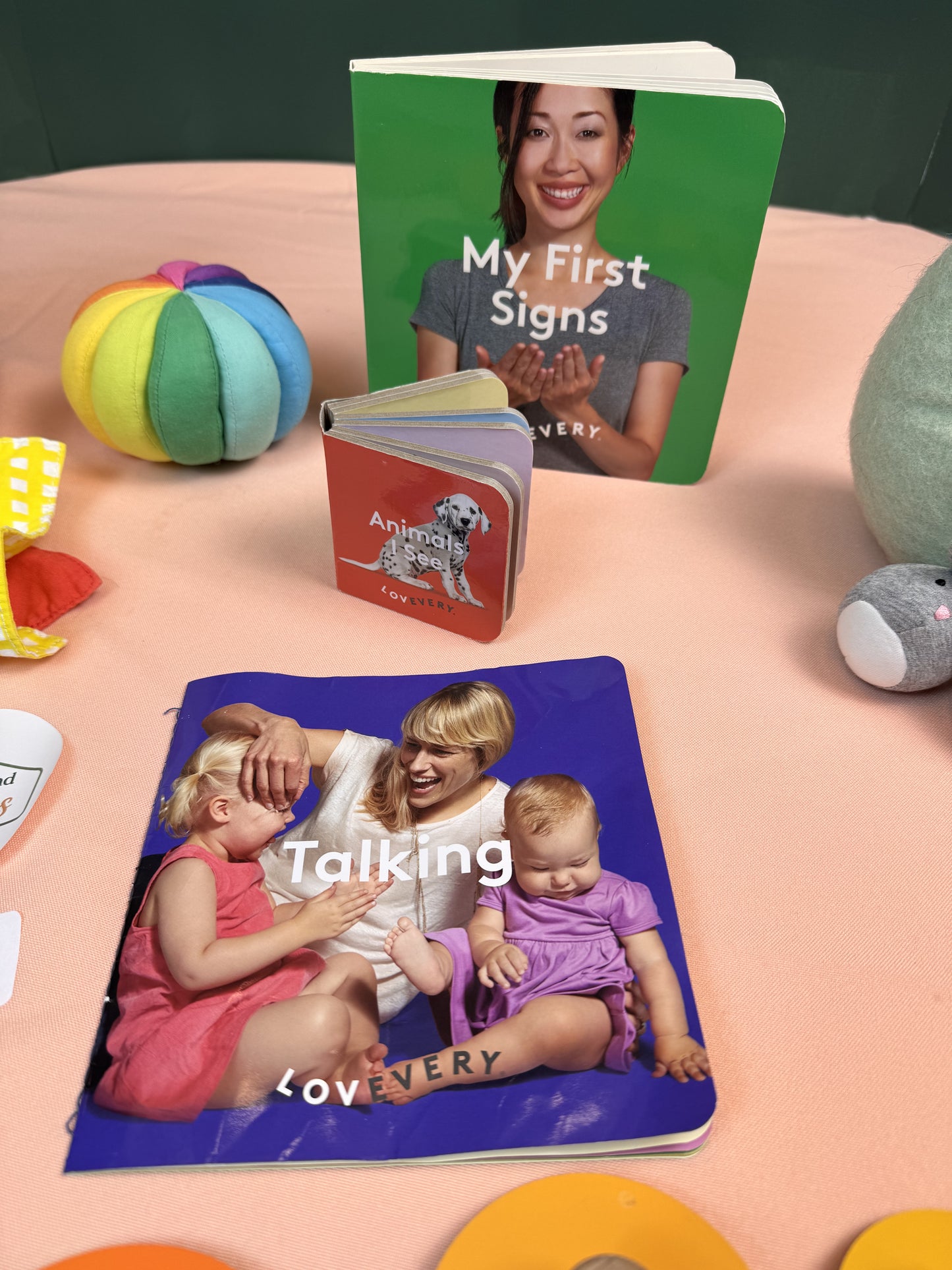 Lovevery Montessori Toddler Toy Bundle Object Permanence Books Ball Hide & Seek #921