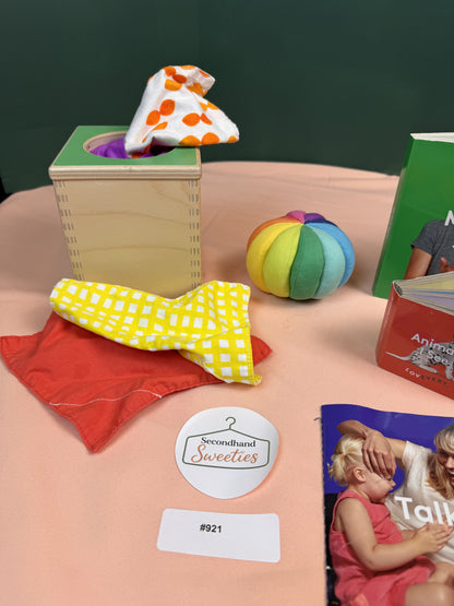 Lovevery Montessori Toddler Toy Bundle Object Permanence Books Ball Hide & Seek #921