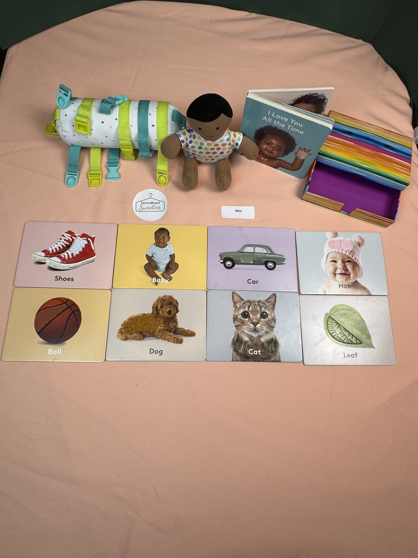 Lovevery Montessori Toddler Learning Toy Bundle Books Doll Matching Cards #922