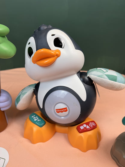 Fisher-Price Linkimals Waddle & Bobble Penguin Interactive Learning Toy #924