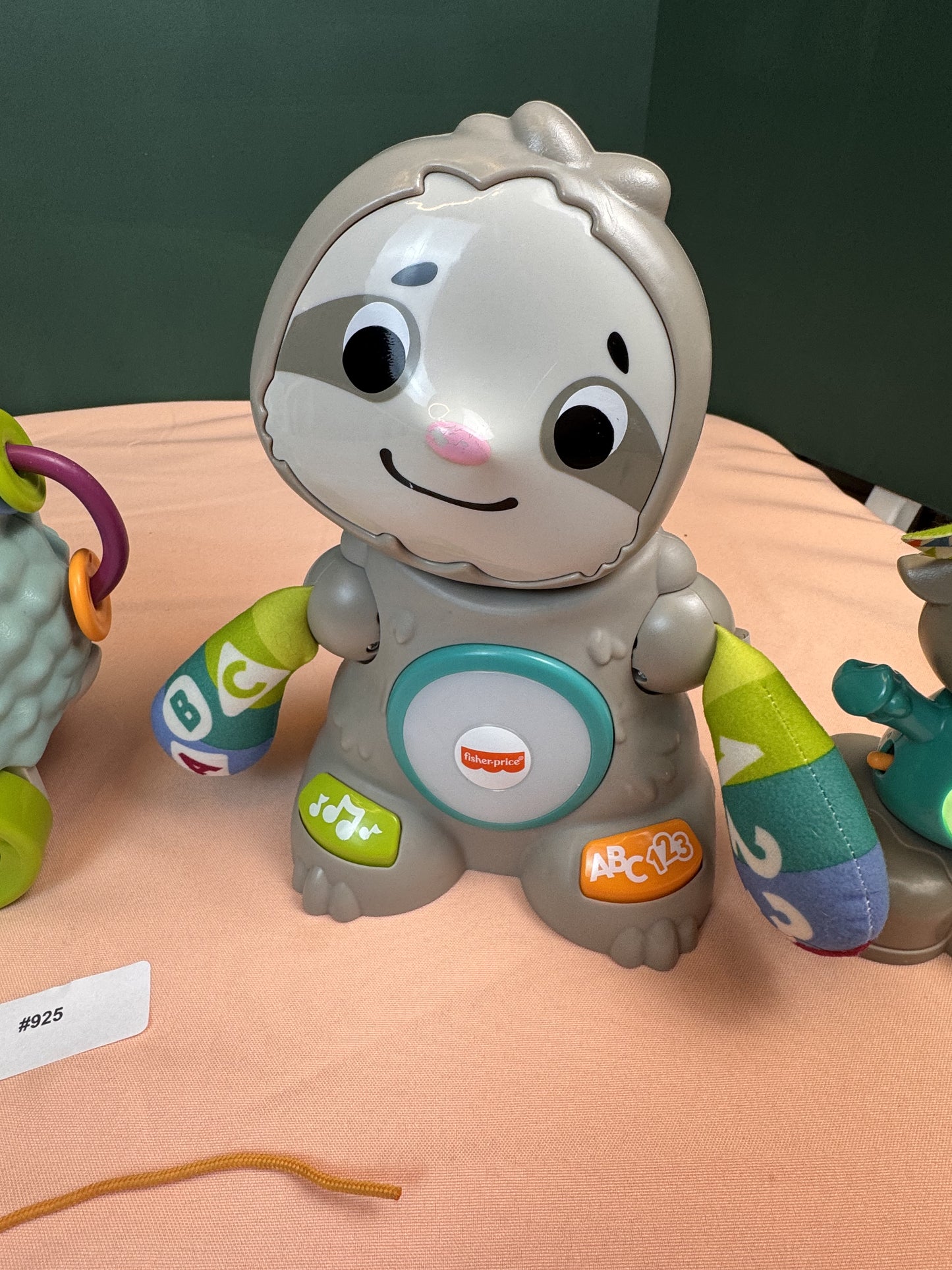 Fisher-Price Linkimals Smooth Moves Sloth Interactive Learning Toy #925