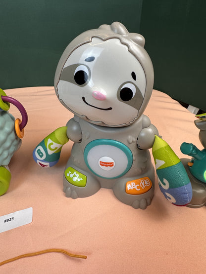 Fisher-Price Linkimals Smooth Moves Sloth Interactive Learning Toy #925