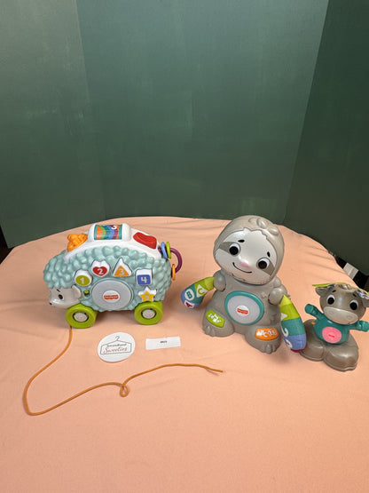Fisher-Price Linkimals Smooth Moves Sloth Interactive Learning Toy #925