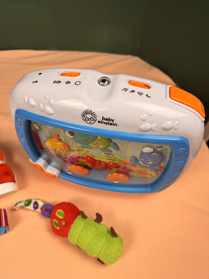 Baby Einstein Ocean Explorers Sensory Discovery Bundle Aquarium & Musical Toy #927