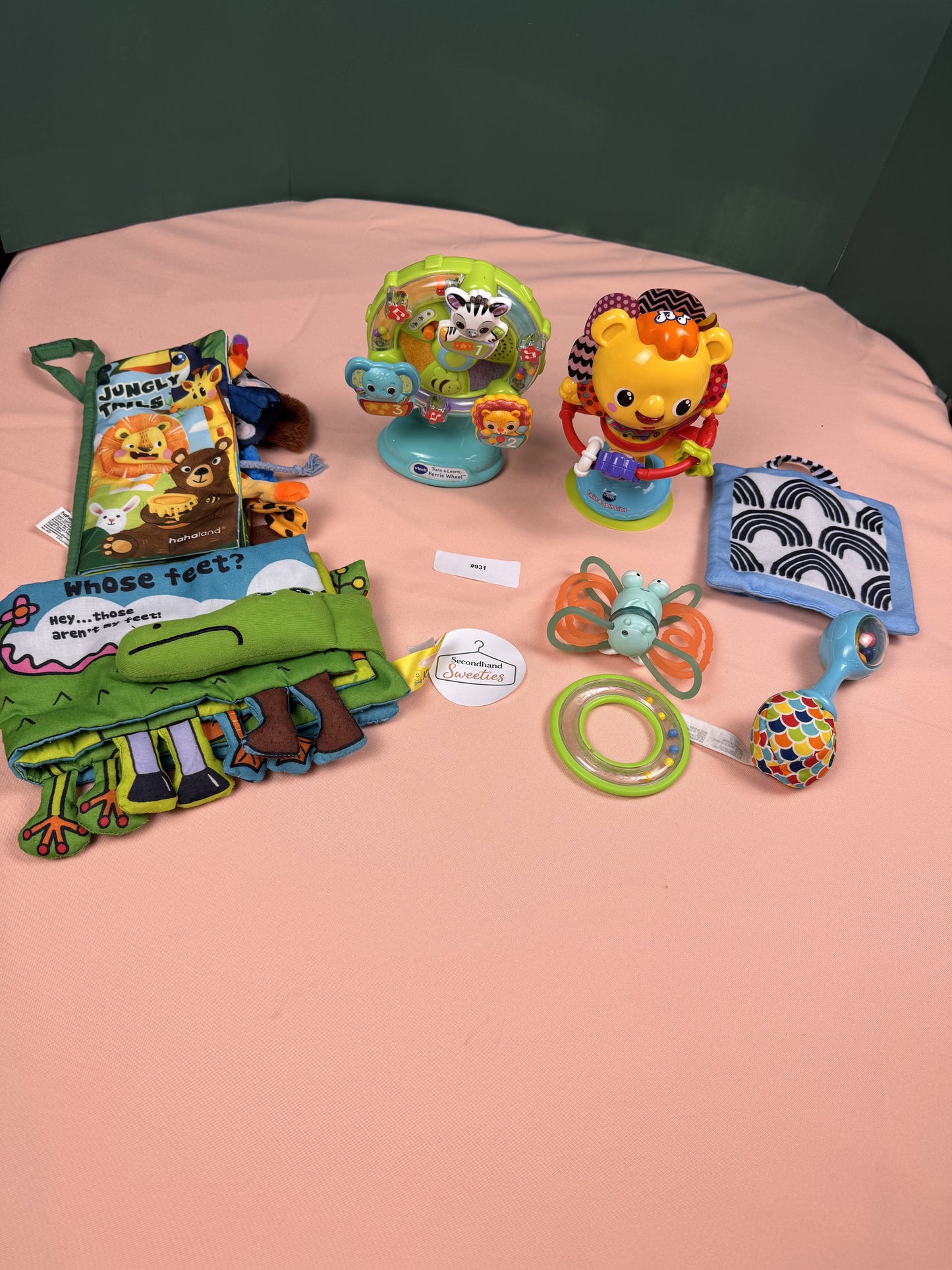 Baby Toy Bundle – VTech, Hahaland, & Sensory Toys Lot #931