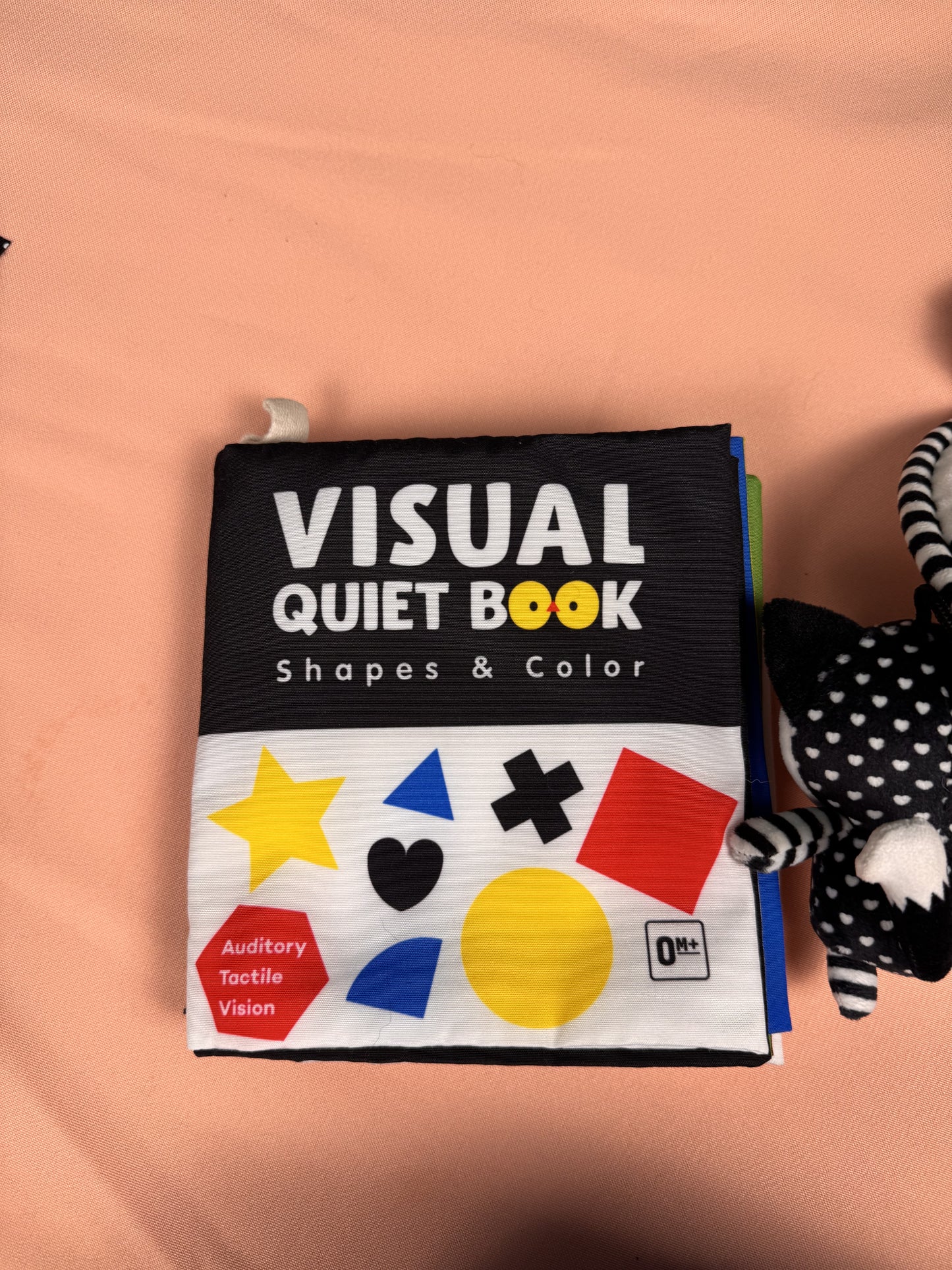 Baby Sensory & High Contrast Toy Bundle – Visual Quiet Books, Tummy Time Set & More Lot #933