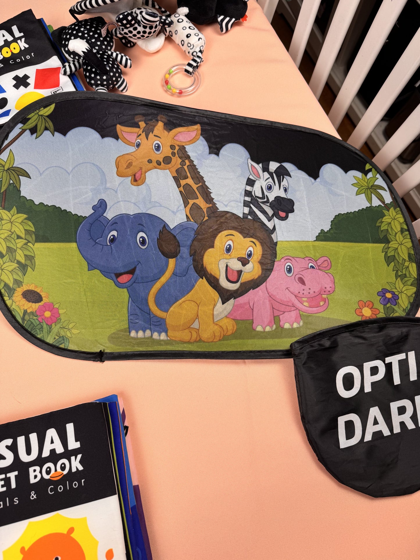 Baby Sensory & High Contrast Toy Bundle – Visual Quiet Books, Tummy Time Set & More Lot #933