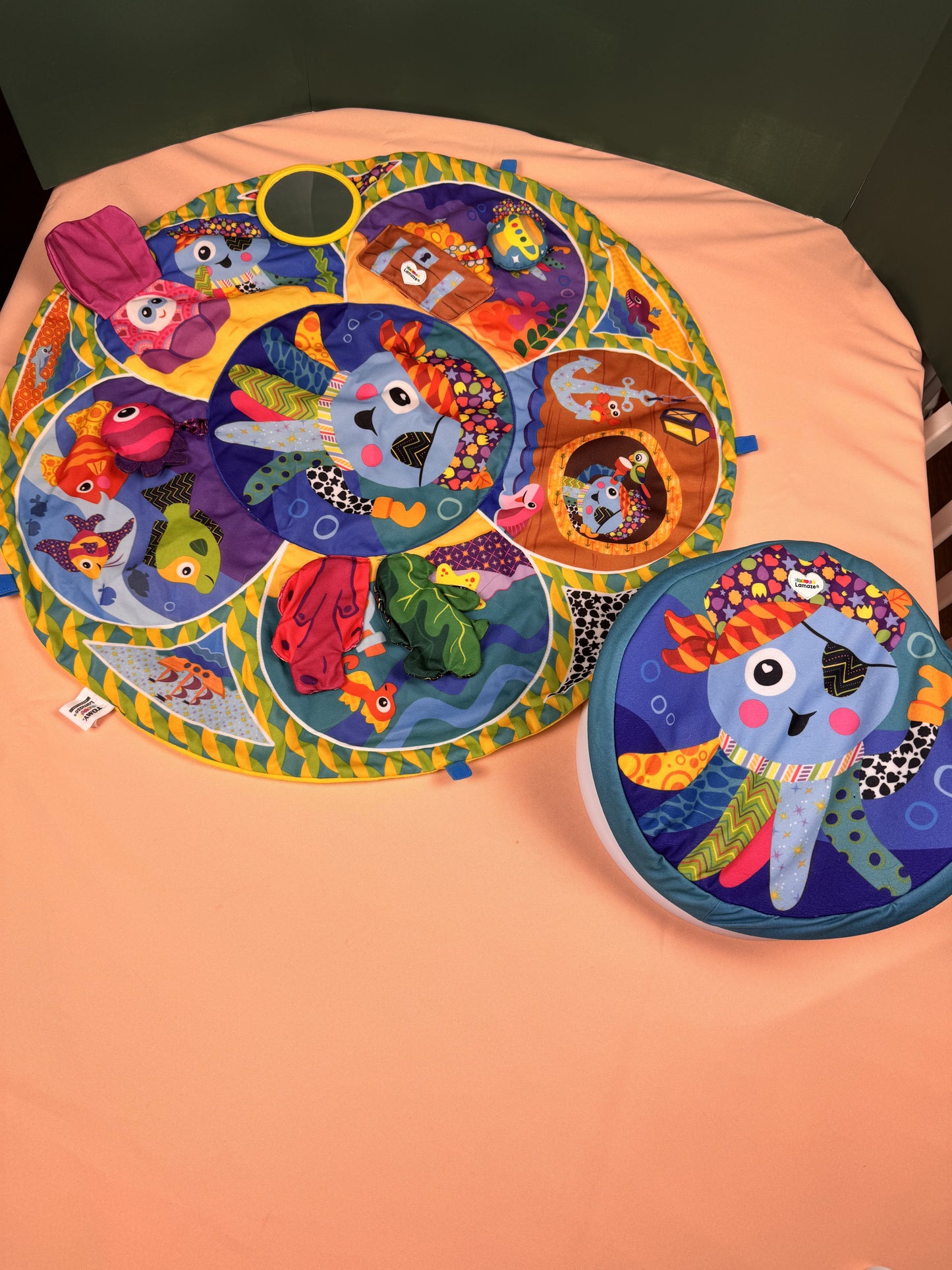Lamaze Pirate Adventure Activity Play Mat with Sit-Me-Up Support Seat – SKU #934