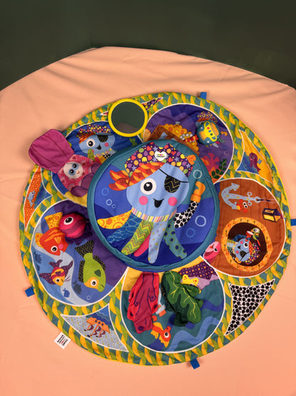 Lamaze Pirate Adventure Activity Play Mat with Sit-Me-Up Support Seat – SKU #934