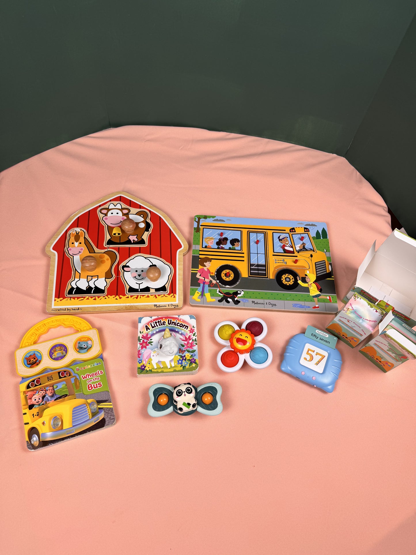 Toddler Learning Toy Bundle – Melissa & Doug, CoComelon, LeapFrog & More – SKU #935