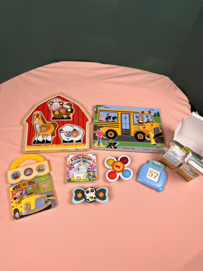Toddler Learning Toy Bundle – Melissa & Doug, CoComelon, LeapFrog & More – SKU #935