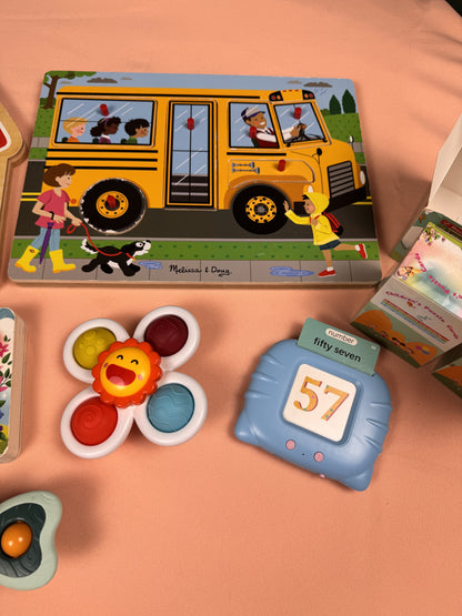 Toddler Learning Toy Bundle – Melissa & Doug, CoComelon, LeapFrog & More – SKU #935
