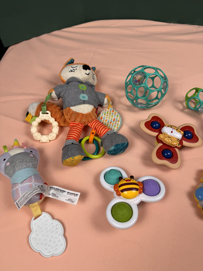 Baby Sensory Toy Bundle – Infantino, Oball, Baby Einstein & More – SKU #936