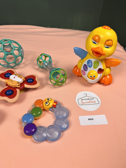Baby Sensory Toy Bundle – Infantino, Oball, Baby Einstein & More – SKU #936