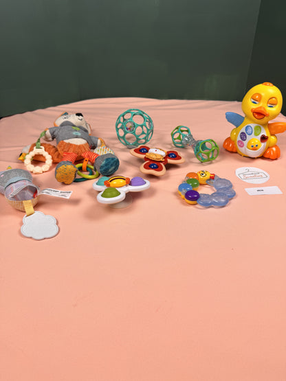 Baby Sensory Toy Bundle – Infantino, Oball, Baby Einstein & More – SKU #936