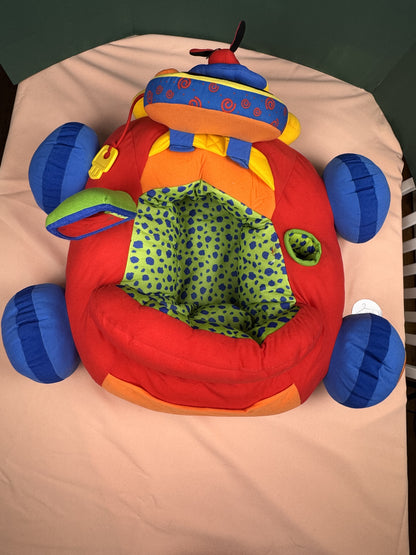 Melissa & Doug K's Kids Plush Activity Car Sit-In Seat | Interactive Baby Activity Center | Lot #955