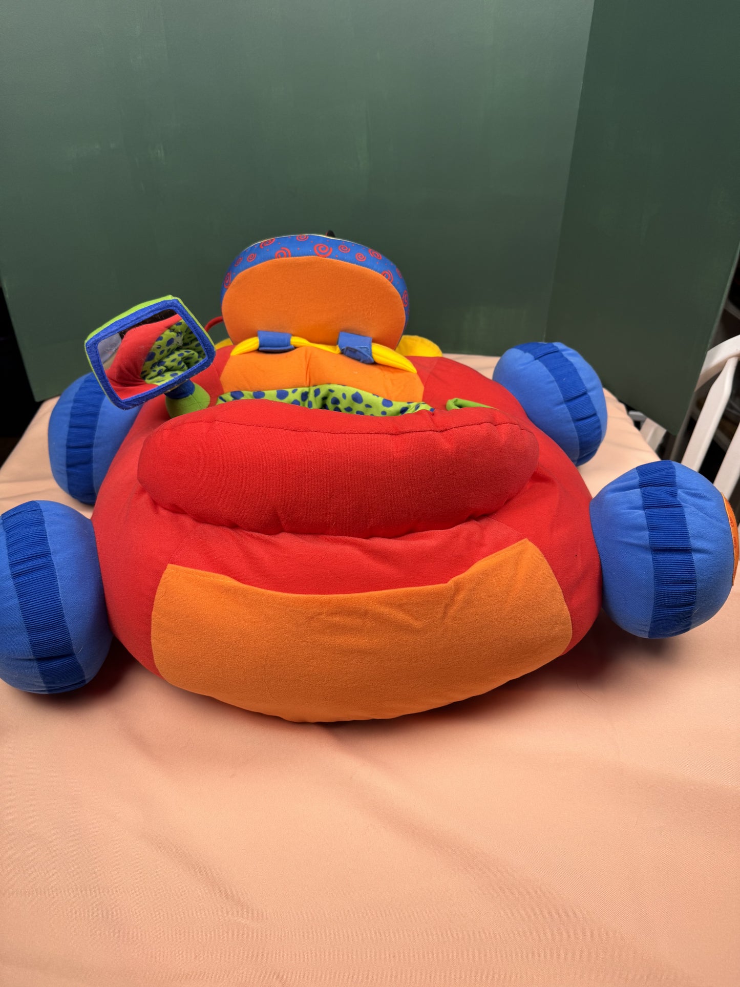 Melissa & Doug K's Kids Plush Activity Car Sit-In Seat | Interactive Baby Activity Center | Lot #955
