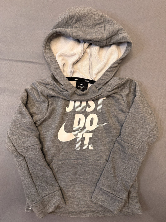 Nike Dri-FIT Gray Just Do It Hoodie 2-3T #650