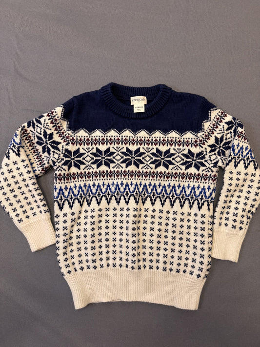 Crewcuts Fair Isle Knit Sweater XXS 2-3 #652