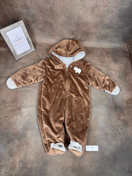 Carter's Just One You Fuzzy Bear Snowsuit 6M (3-6M) #964