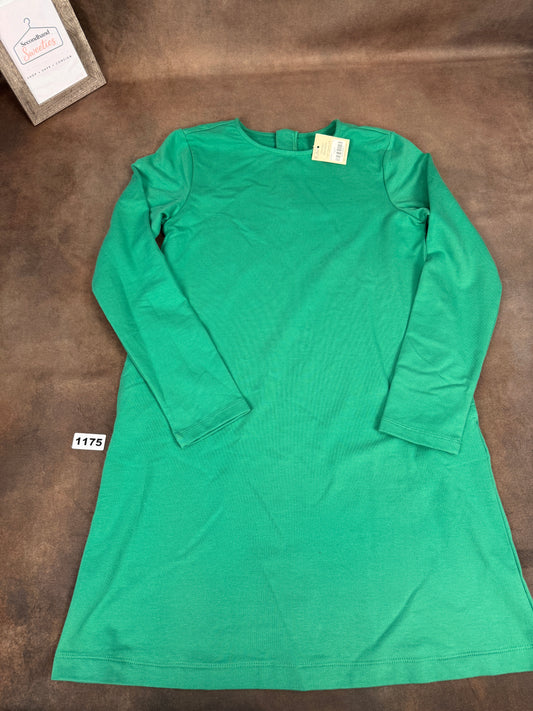 NWT Primary Cozy Dress Jade Green Girls Size 12 Long Sleeve #1175