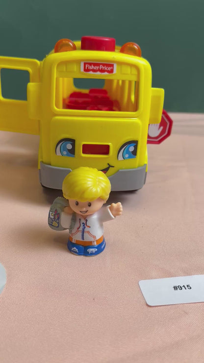 Fisher-Price Little People School Bus with Student Figure | Lot #915
