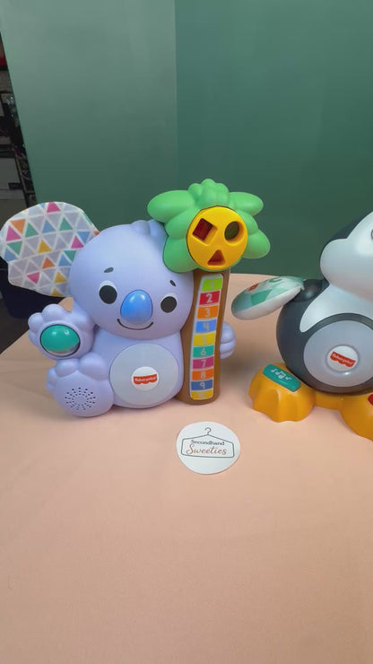 Fisher-Price Linkimals Waddle & Bobble Penguin Interactive Learning Toy #924