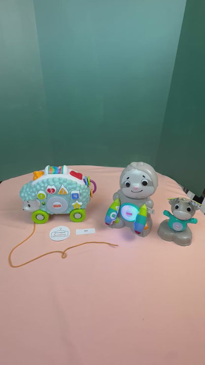 Fisher-Price Linkimals Smooth Moves Sloth Interactive Learning Toy #925