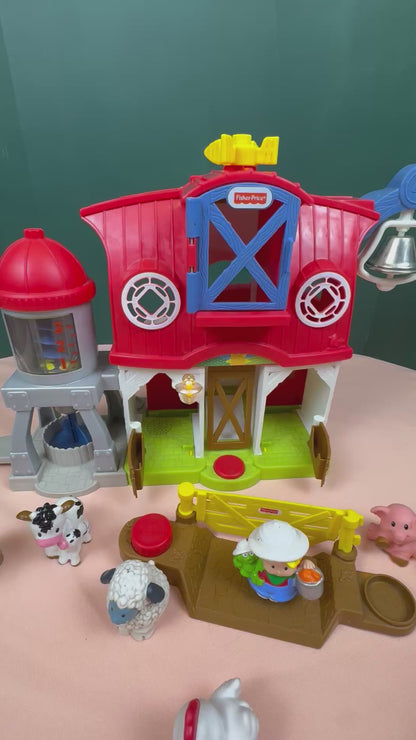 Fisher-Price Little People Farm Playset with Barn, Tractor, Animals & Figures #910