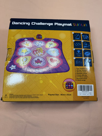 Dancing Playmat SunLin Dancing Challenge Playmat Interactive Musical Dance Mat for Kids Princess #838